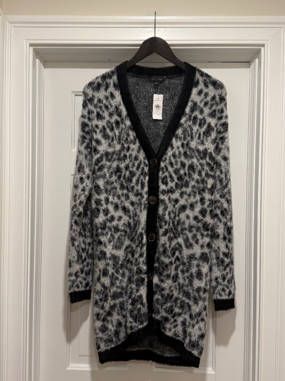 NWT Ann Taylor Long Leopard Print‎ Cardigan Sweater - NEW!!